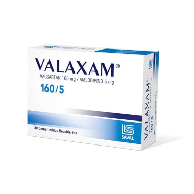 VALAXAM 160MG+5 MG COMP. REC. X 30 