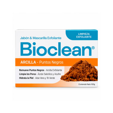 BIOCLEAN JABON ARCILLA EXFOLIANTE X 100G
