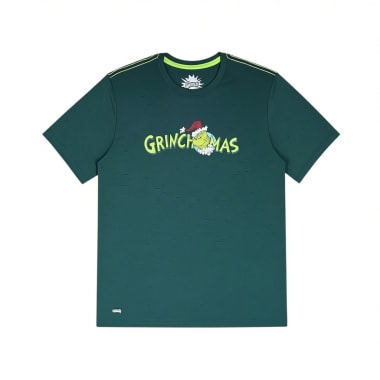 POLO BASICO HOMBRE THE GRINCH VERDE OSCURO