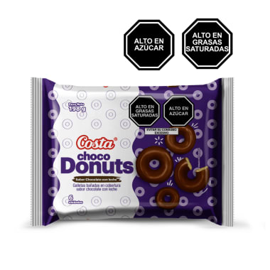 GALLETAS CHOCODONUTS LECHE DP 6UN x33 GR