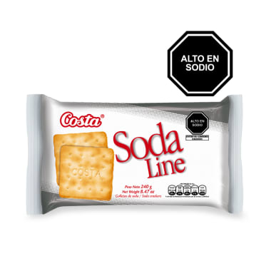 GALLETA SODA LINE 6x42 GR