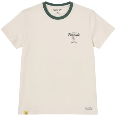 POLO BAS MC MUJER SNOOPY MARFIL