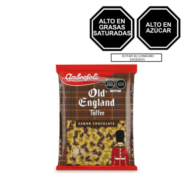 OLD ENGLAND TOFFEE CHOCOLATE BOLSA 550GR 