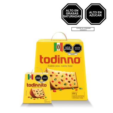 PANETON TODINNO CAJA 900 GR + TODINNITO 85 GR