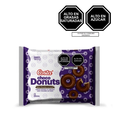GALLETAS CHOCODONUTS LECHE DP 6UN x33 GR