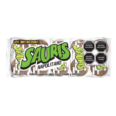 Galletas Sauris Napolitano 270 Gr Aa, A, B