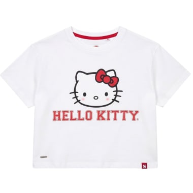 POLO SEMICROP MUJER HELLO KITTY MARFIL