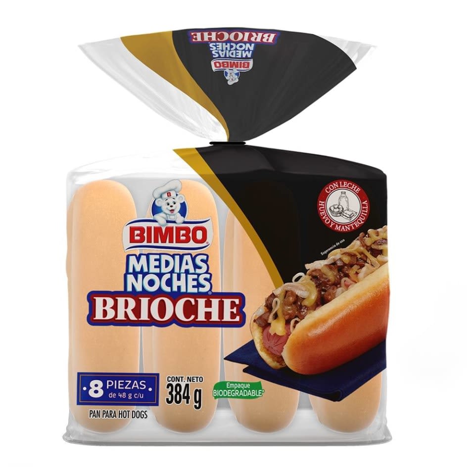 Medias Noches Bimbo Brioche 384 g