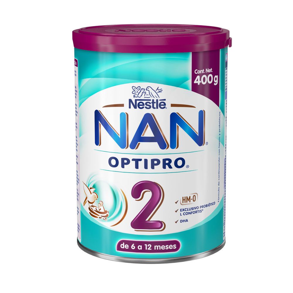 NAN 2 Optimal Pro 2 de 6 a 12 meses LATA 720 gr Caja con 12 piezas