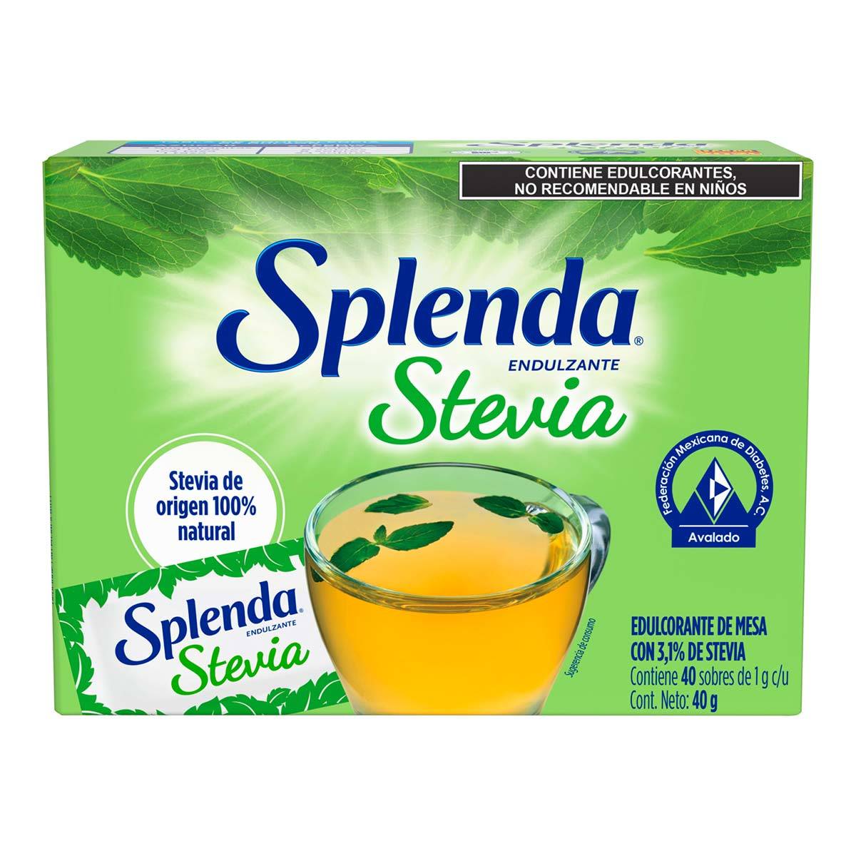Edulcorante Splenda Stevia C/40