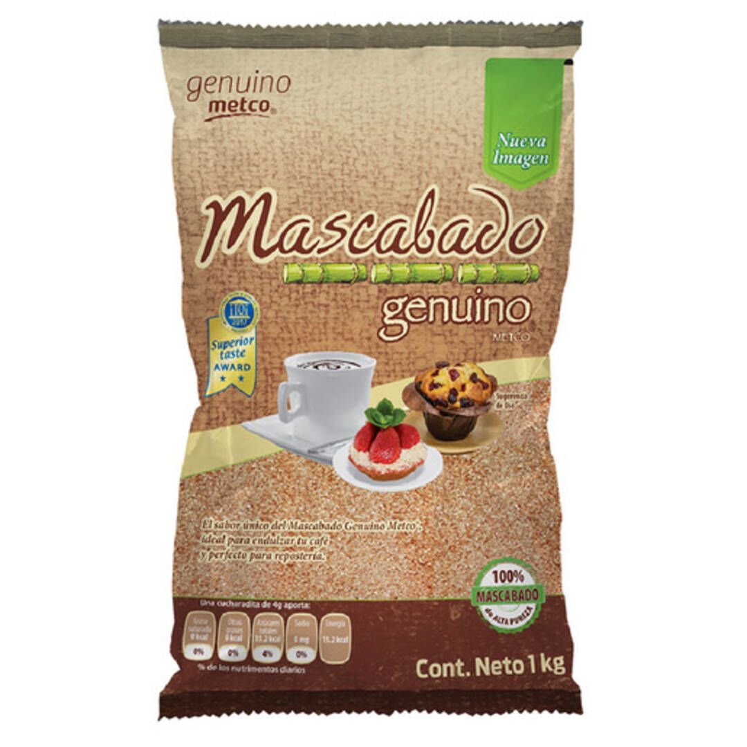 Azúcar Metco Genuino Mascabado 1 Kg 9371