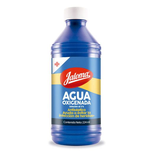AGUA OXIGENADA (Jaloma) SOLUCION al 3 FCO. 224 ML. Antiséptico a base