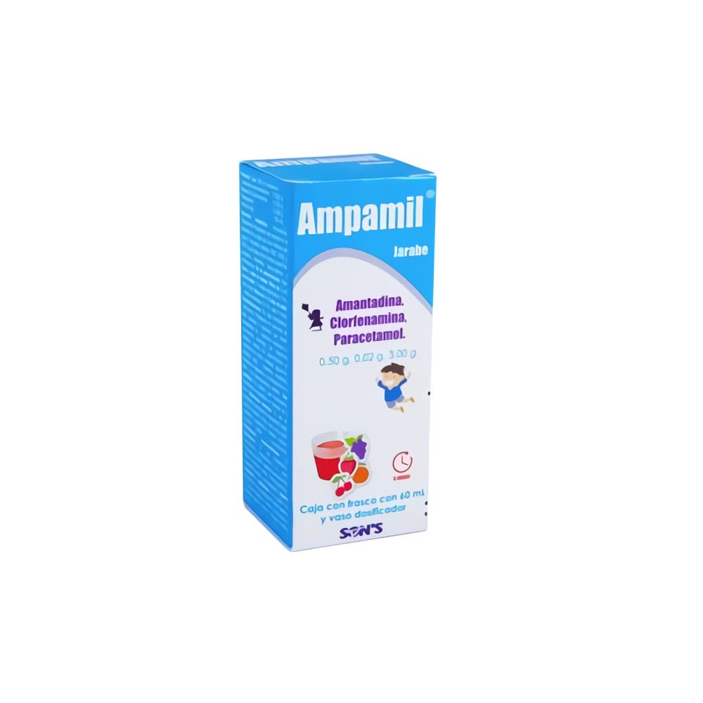 AMPAMIL JARABE Fco. 60 ML. 0.50.023.00 G/100 ML. (DF) Ampicilina