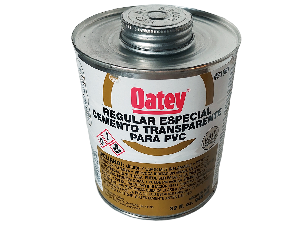 Pegamento Pvc 1/16 Regular-dorado 8 Oz