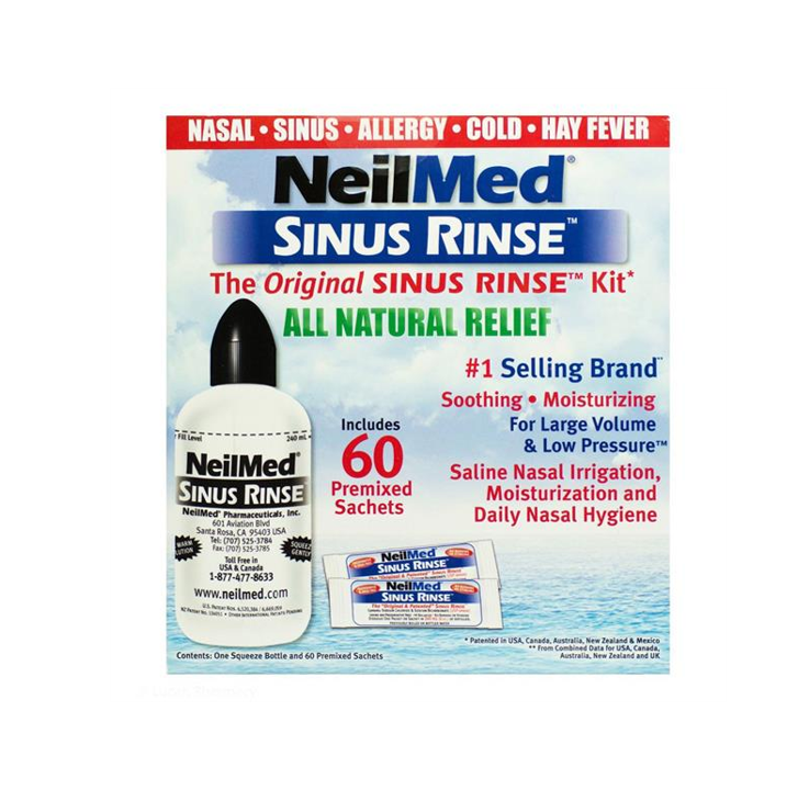SINUS RINSE ENJUA NASAL (Neilmed ) 60 SOBRES PVO. Solución salina