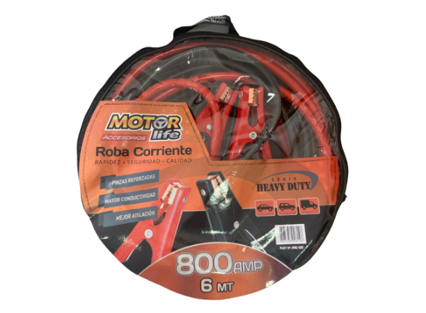 Cable Robacoriente 800 AH 6mts Motorlife