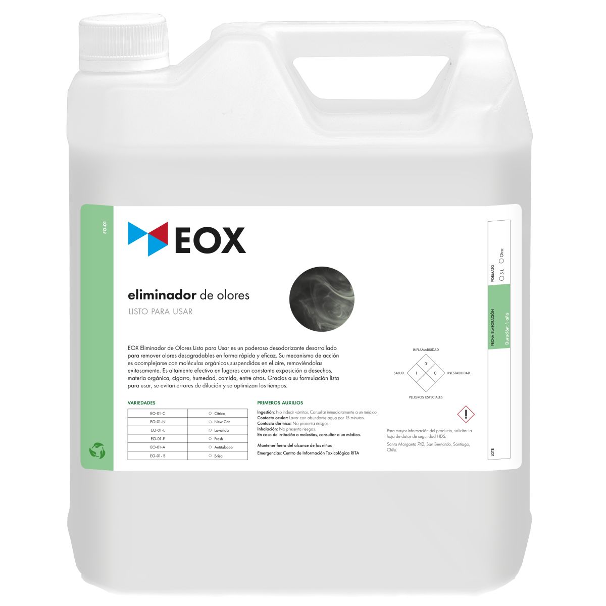 Eliminador de Olores | Listo Para Usar