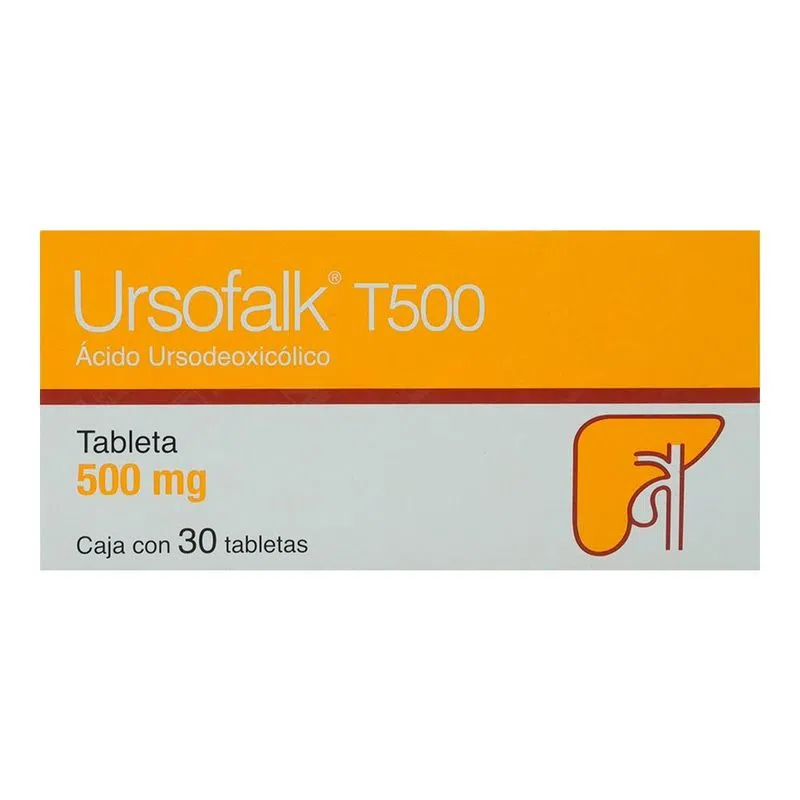 URSOFALK T500 500 MG 30 CAPSULAS. Ácido Ursodeoxicólico
