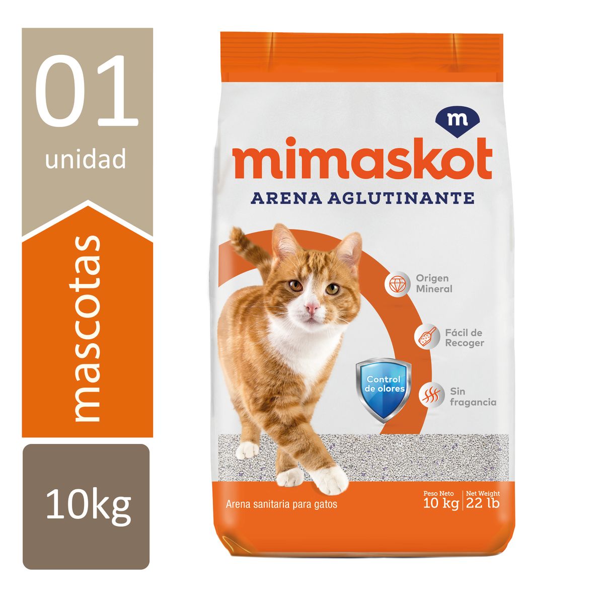 MIMASKOT GATOS ARENA GATOS 10KG