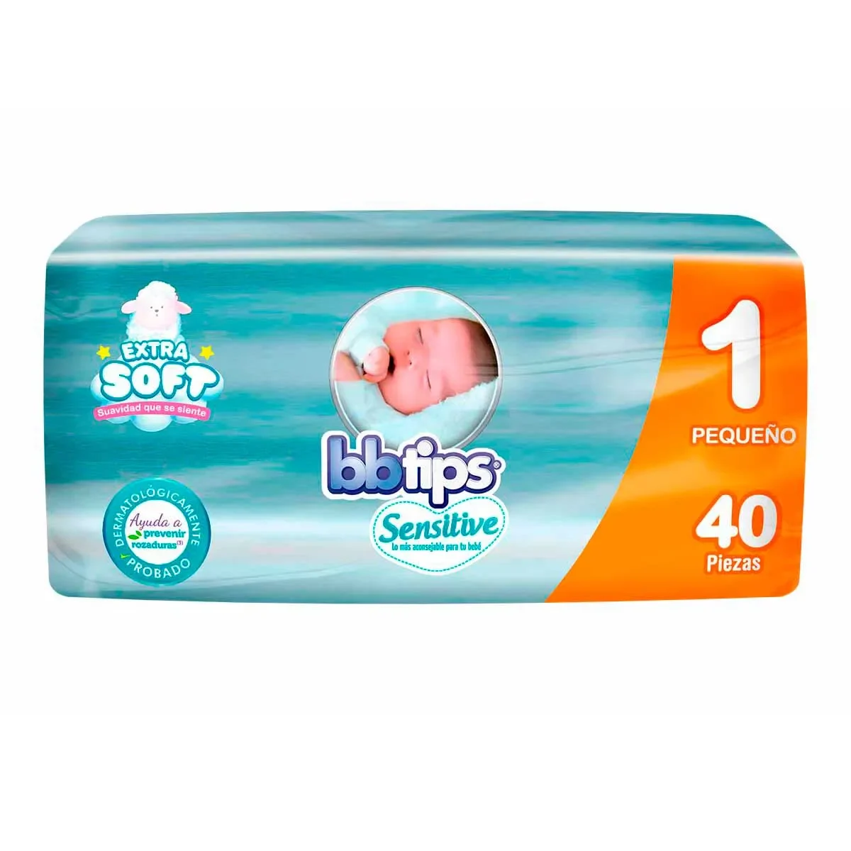 Bb Tips Key Visual Pañal Bb Tips E1 Rn C/40 Pzas