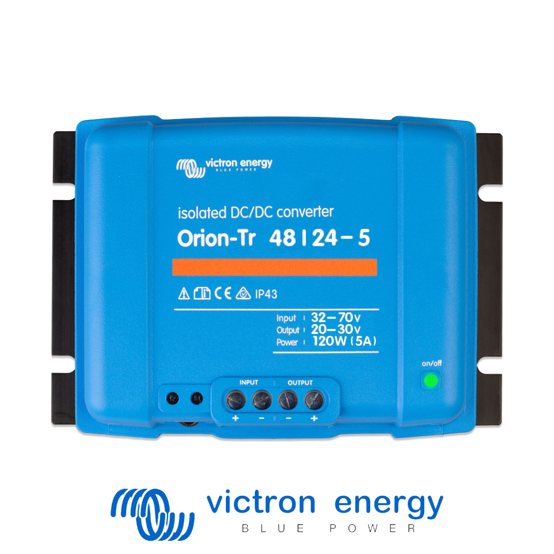 Victron Energy Orion-TR IP43 Convertitore DC-DC 48V A 24V 16A 380W, Isolato, Con Accensione Remota