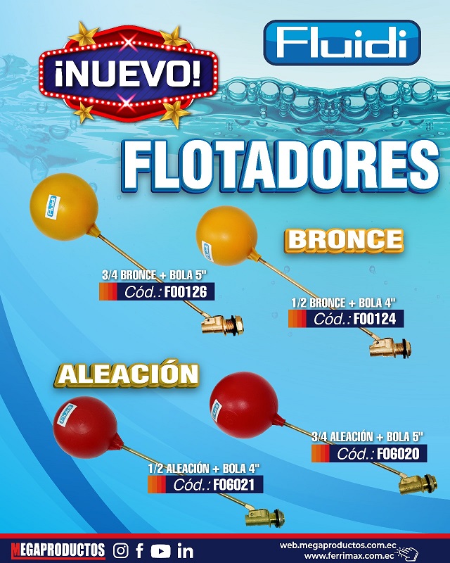 F06021 Flotador 12 Aleacion Bola 4 Fluidi 3653