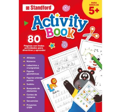  Libro De Actividades Para Niños De 5+ Años