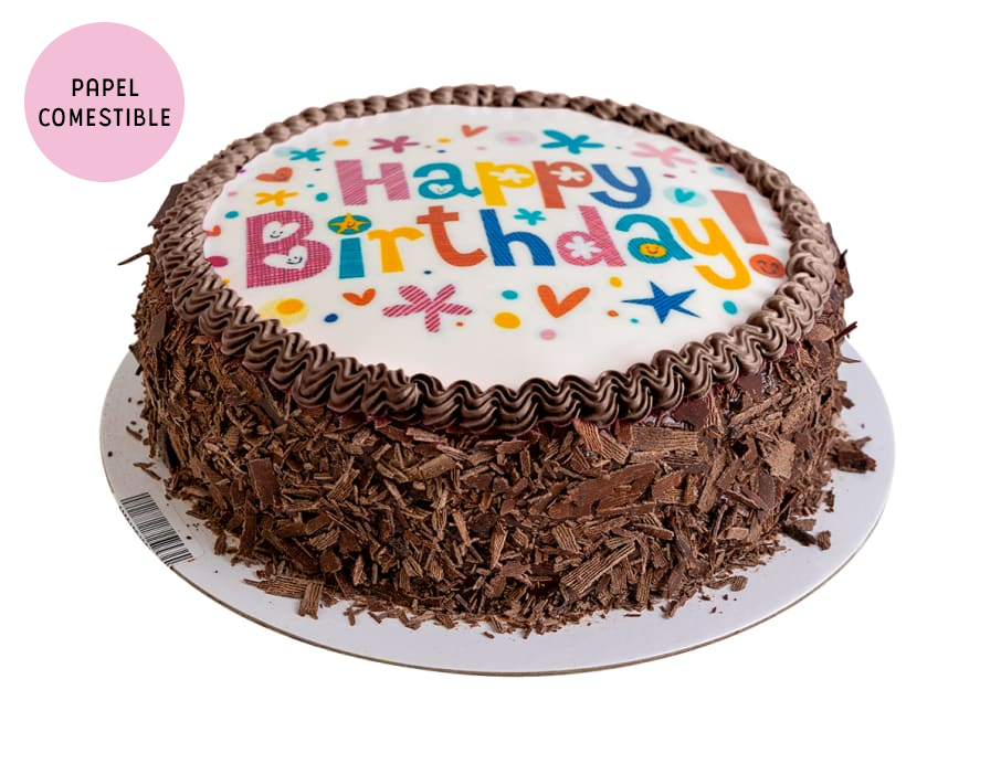 1 decorazione per torte con pallamano e scritta Happy Birthday (lingua italiana non garantita
