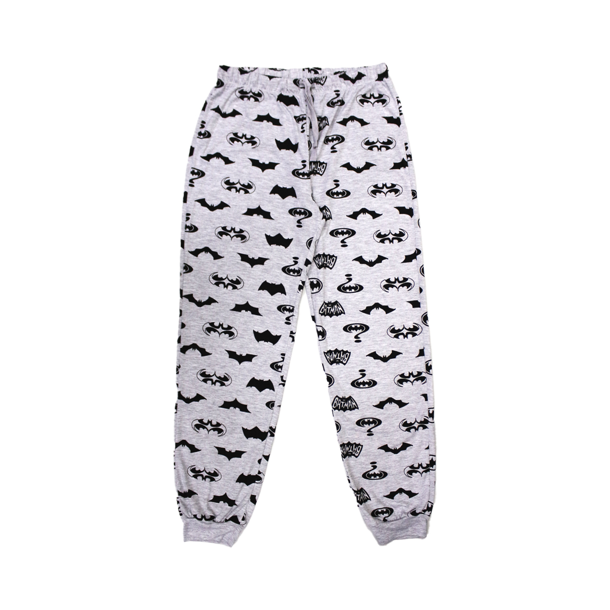 PIJAMA POLO ML Y PANTALON BATMAN NEGRO HOMBRE