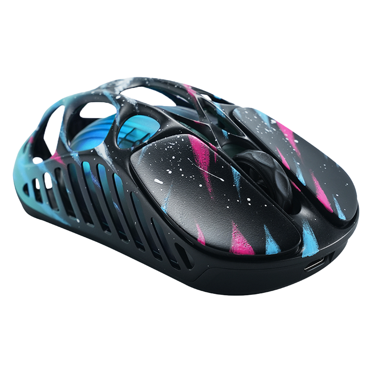 Mouse GravaStar MERCURY XPRO Inalámbrico 8K Dongle NEON GRAFFITI