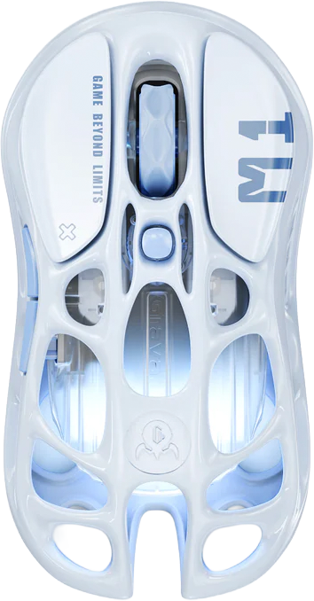 Mouse GravaStar MERCURY M1 PRO Inalámbrico ICE BLUE
