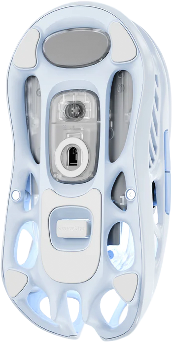 Mouse GravaStar MERCURY M1 PRO Inalámbrico ICE BLUE