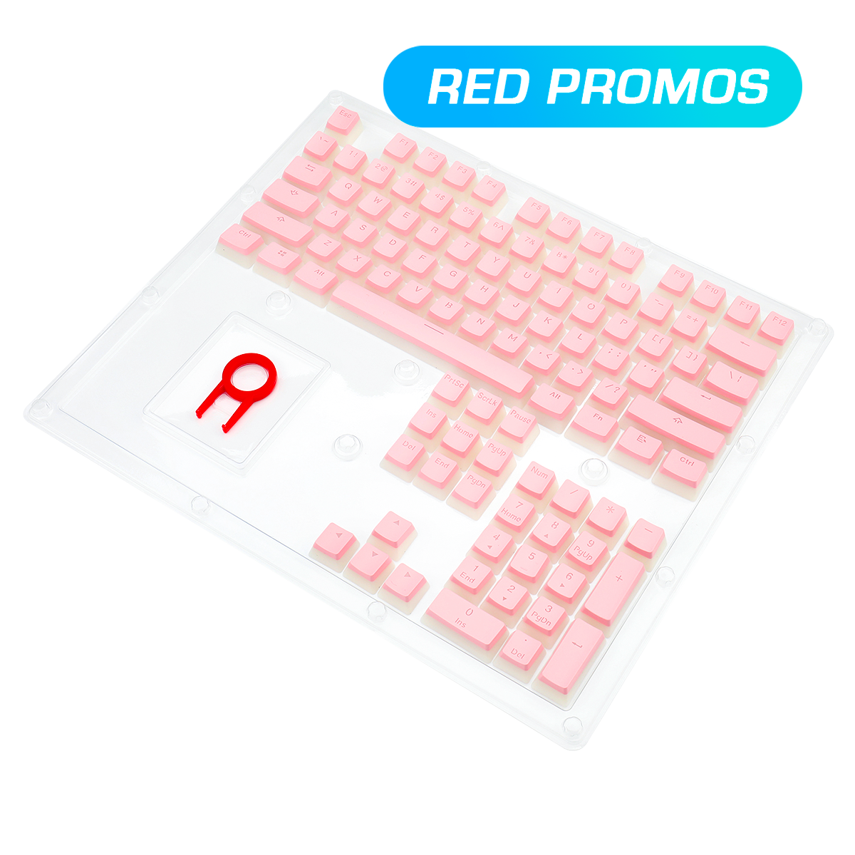105 Keycaps Redragon SCARAB A130P PINK Inglés
