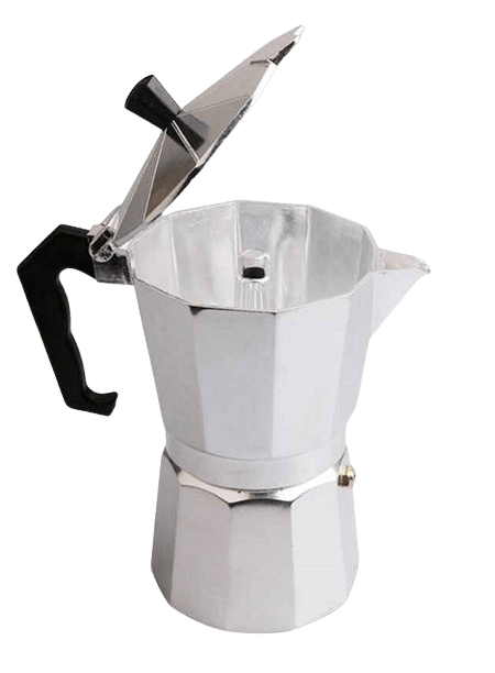 CAFETERA DE ALUMINIO DE 9 TAZAS PARA INDUCCION. EDM