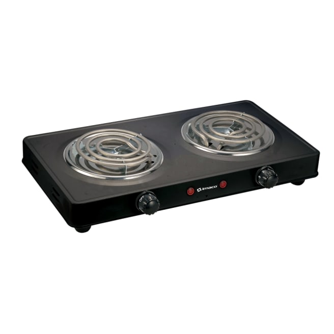 Cocina electrica de mesa imaco hp1400 de 2 hornillas - negro IMACO