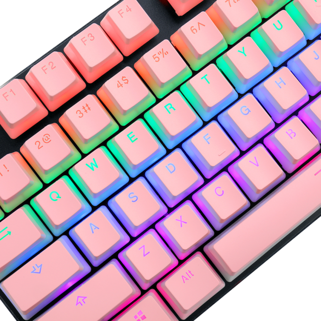 Keycaps Vsg Stardust Pbt Kit 105 Teclas - Español Latam Color Del Teclado  Turquesa