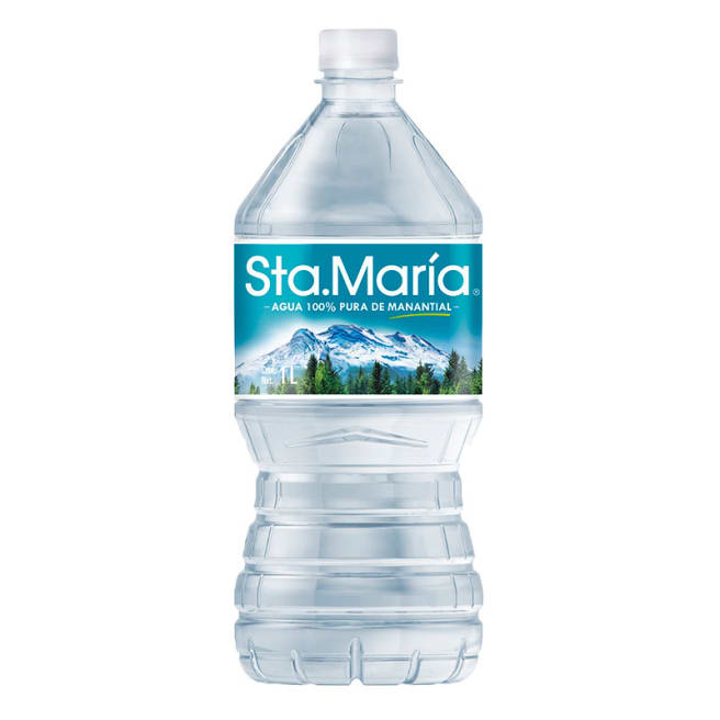 Agua destilada. Botella de 1 litro