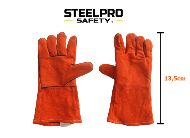 Guante Soldador Rojo - steelprosafety