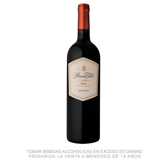 Pascual Toso Reserva Malbec Tinto 750Ml Pascual Toso Reserva Malbec Tinto 750Ml