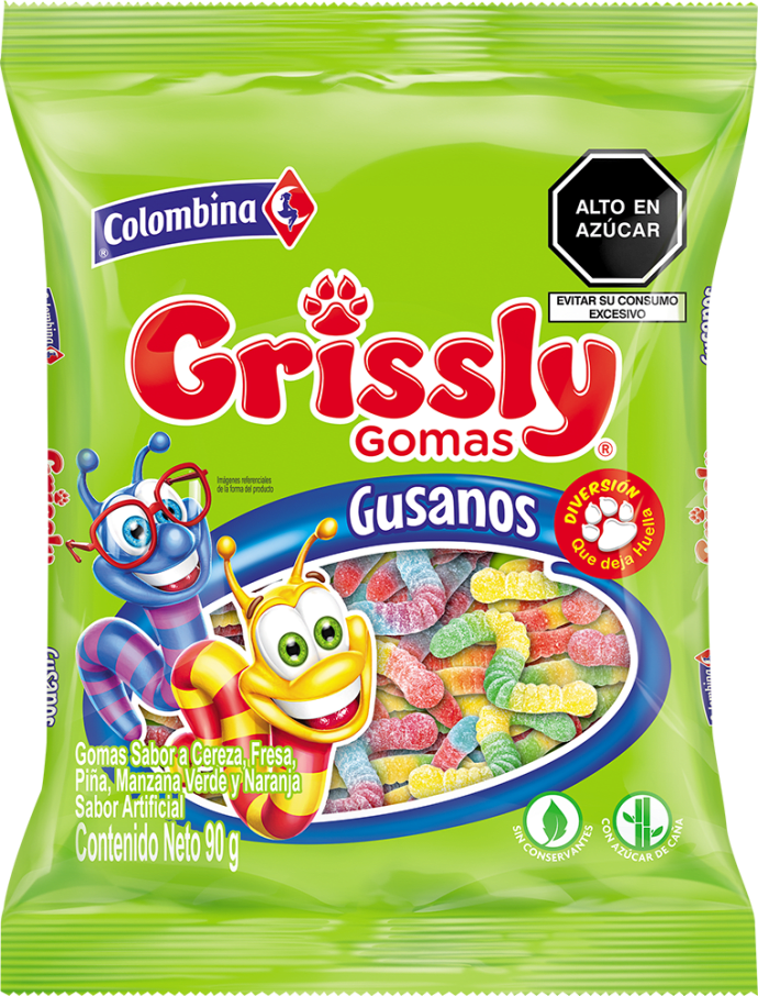 Grissly Gomitas Gusanos