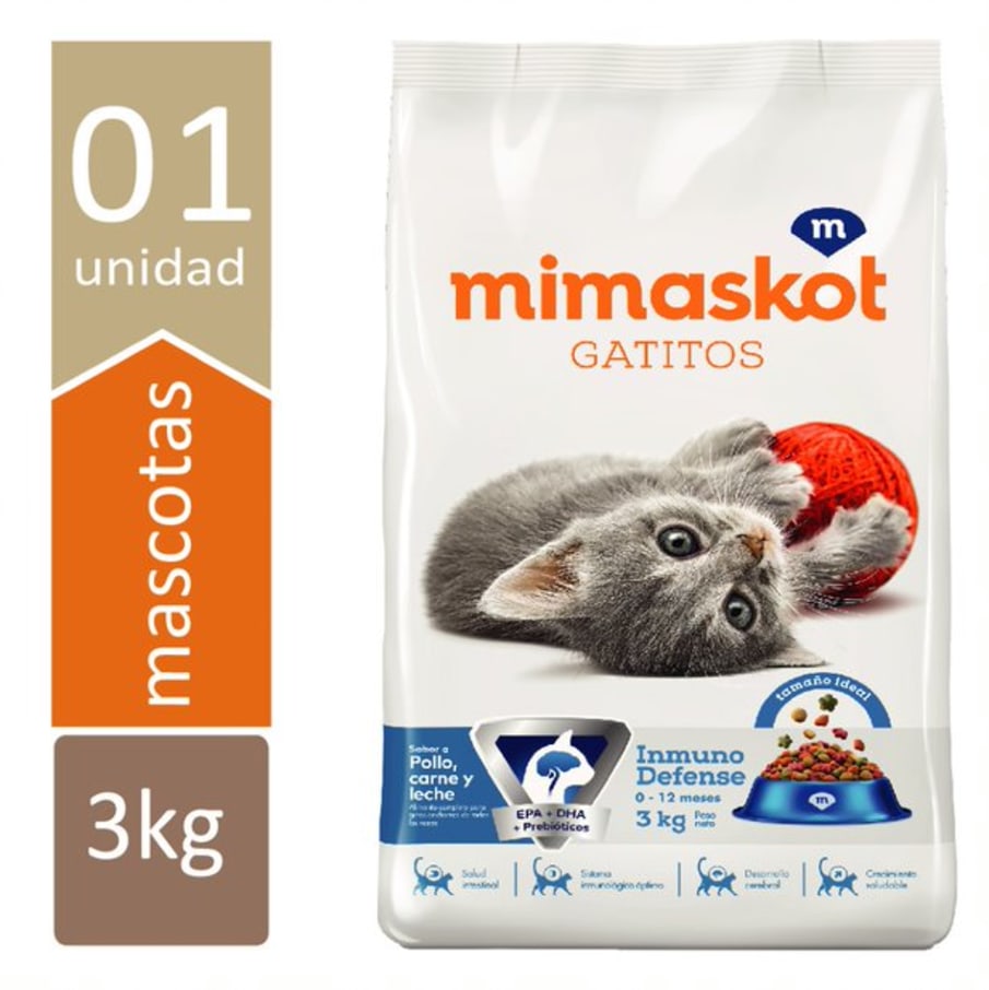 MIMASKOT GATITOS 3 KG