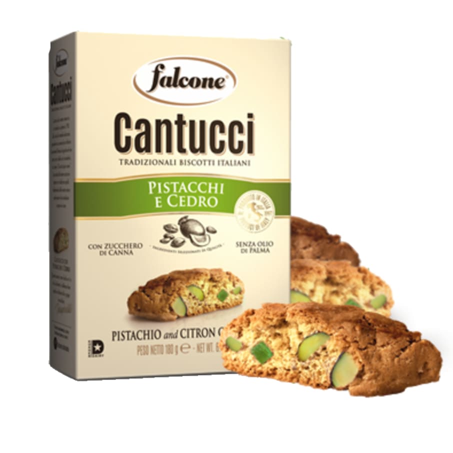 Falcone Cantucci Al Pistacchio e Cedro Caja (180g)