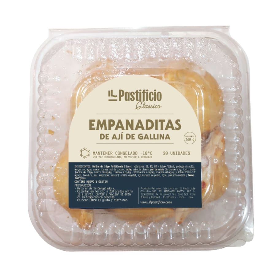 Mini Empanaditas de Ají de Gallina (20 und)