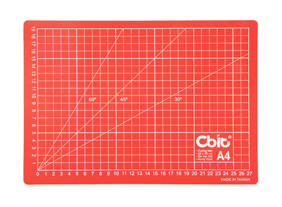 BASE DE CORTE CBIT A4 ROJO