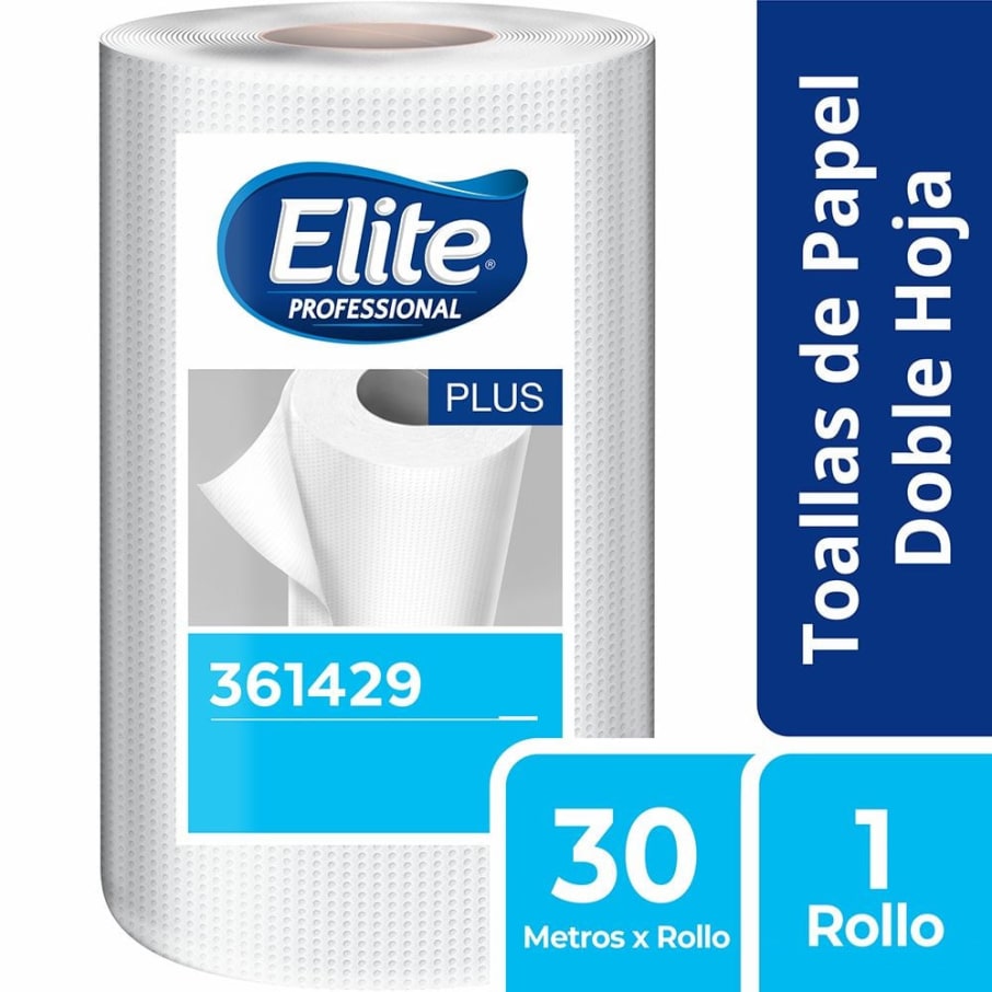 Elite Papel Toalla Plus Blanco DH x 30 m (150 hojas x rollo)