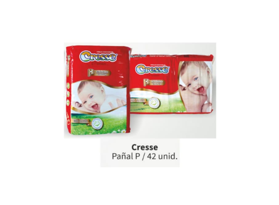 CRESSE PREMIUM PAÑAL DESECHABLE TALLA P X 42