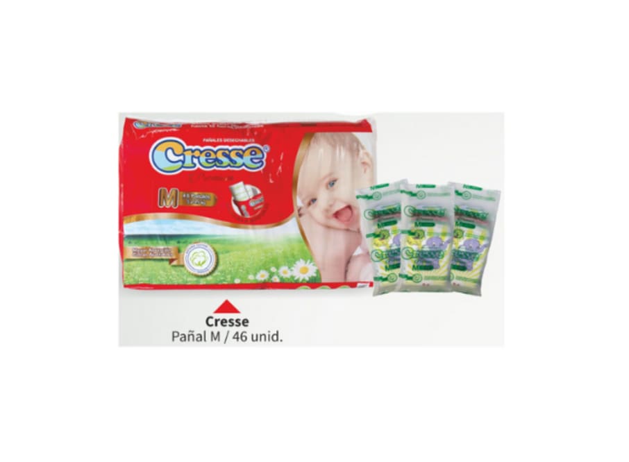 CRESSE PREMIUM PAÑAL DESECHABLE TALLA M X 46