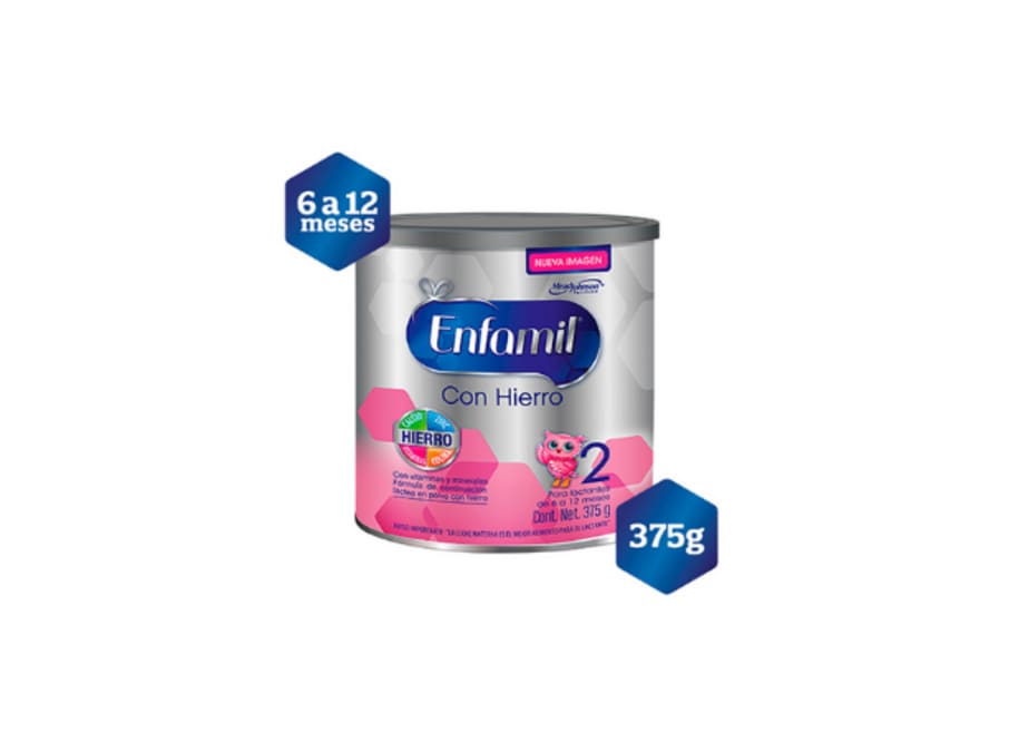 ENFAMIL 2 CON HIERRO X 375GR.