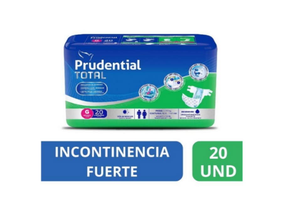 PRUDENTIAL PAÑAL TOTAL G X 20