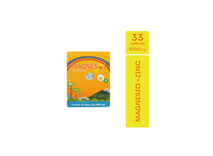 MAGNESOL NARANJA SOBRES 5G X 33 UN